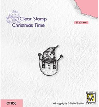 Nellies Choice - Clearstamps Snowman-1