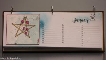 Preview: Geburtstagskalender quer mit Monat