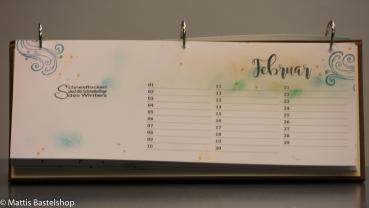 Preview: Geburtstagskalender quer mit Monat