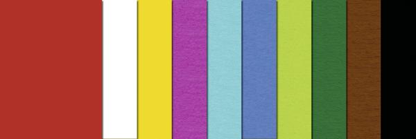 Tonzeichenpapierblock intensive Farben