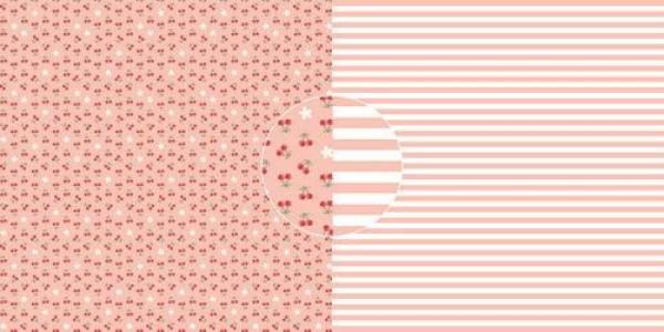 Dini Design - Du liebes Früchtchen - Kirschen - Streifen