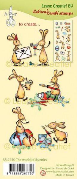 Silikon Stempel - Die Welt der Hasen -