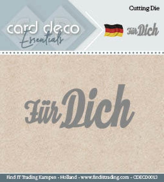 Card Deco Essentials Cutting Die Für Dich