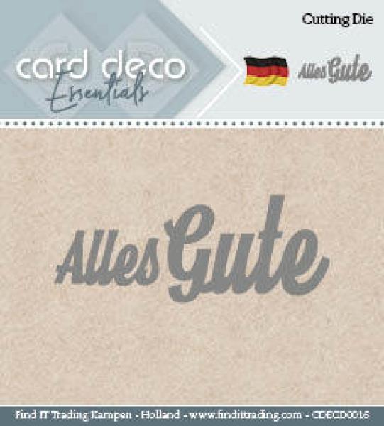 Card Deco Essentials Cutting Die Alles Gute