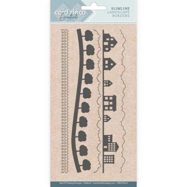 Card Deco Essentials Cutting Die  Slimline Landschaftsbordüren