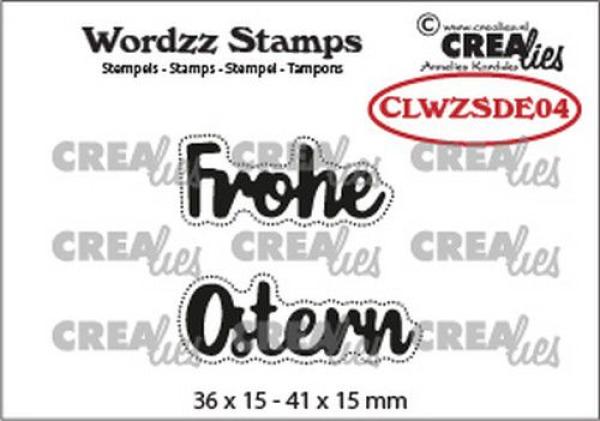 Crealies Clearstamp Frohe Ostern
