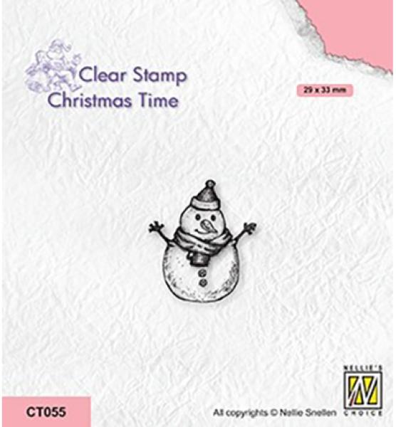 Nellies Choice - Clearstamps Snowman-3