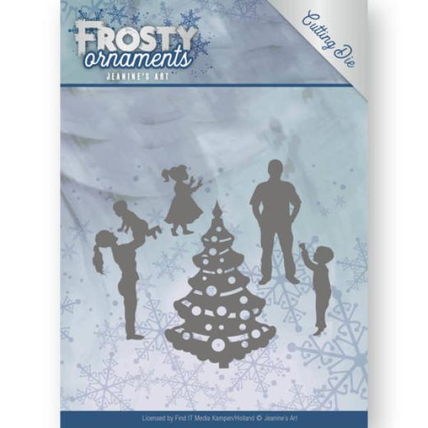 Jeanines Art - Frosty Ornaments - Happy Family