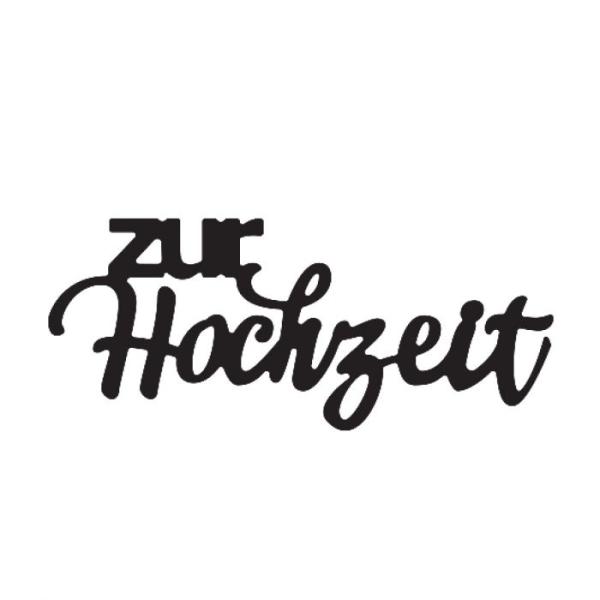 Mundart Stanzschablone  - Zur Hochzeit -